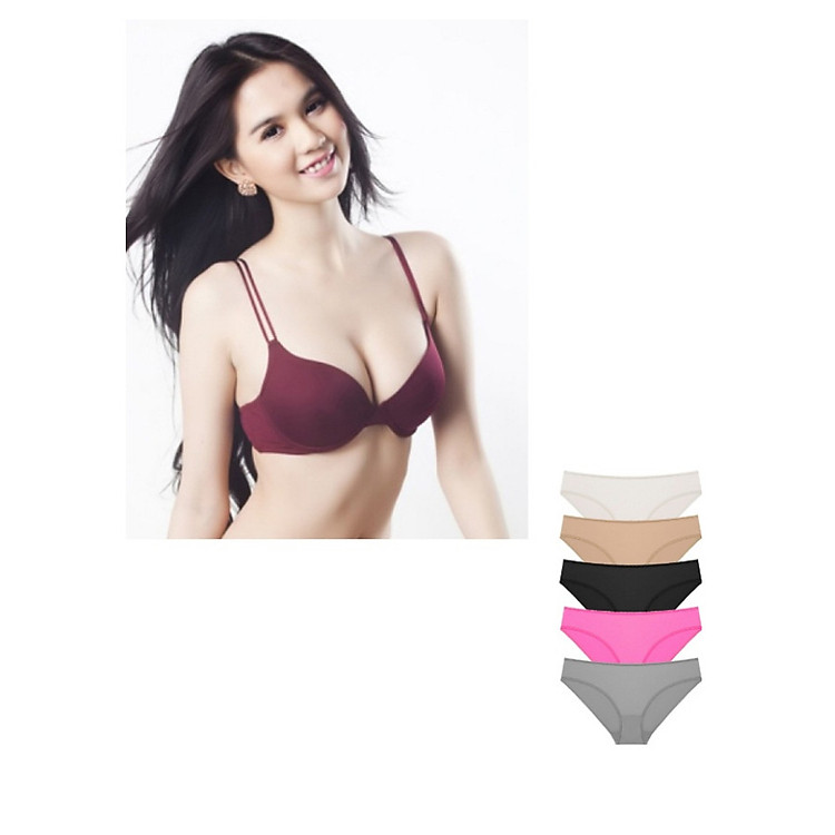 Áo ngực Triumph D181 màu đỏ kèm quà tặng 1 quần lót thương hiệu Pháp màu ngẫu nhiên