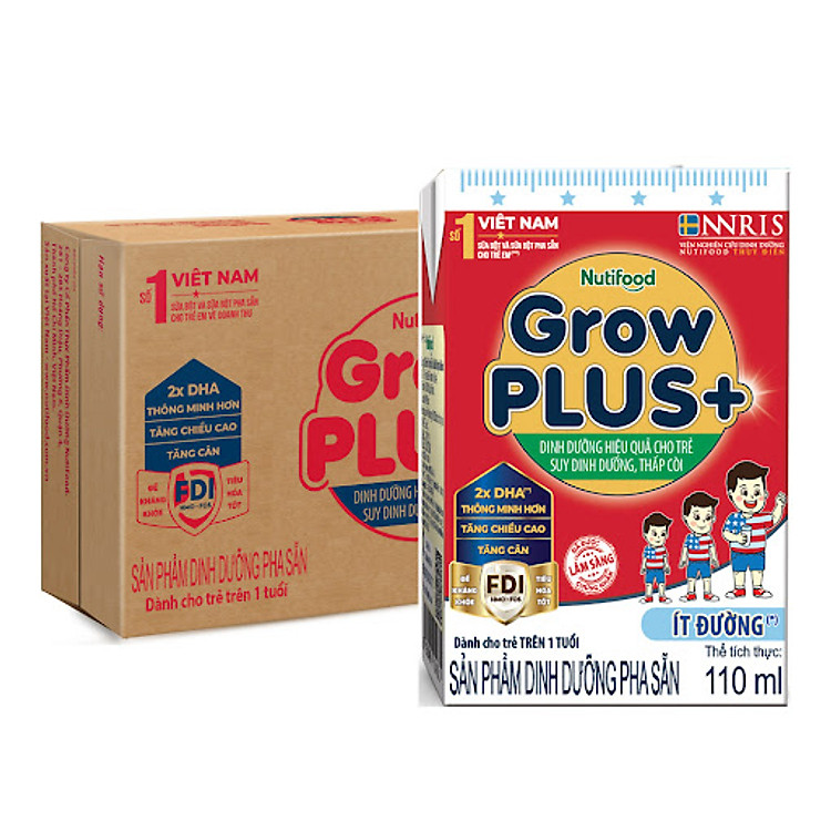 Tham Khảo tại ConCung: Sữa Bột GrowPLUS+ Ít Đường 110ml cho Bé , nhận ngay nhiều Ưu đãi