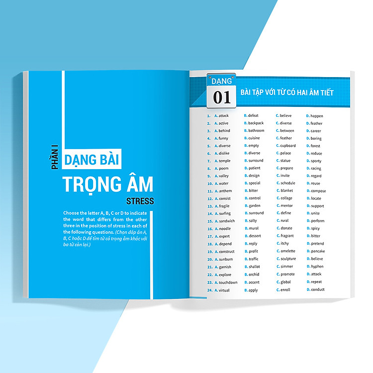 Bài Tập Phát Âm Trọng Âm Tiếng Anh (Ôn Thi Vào Lớp 10 Và 10 Chuyên) - Ảnh 4