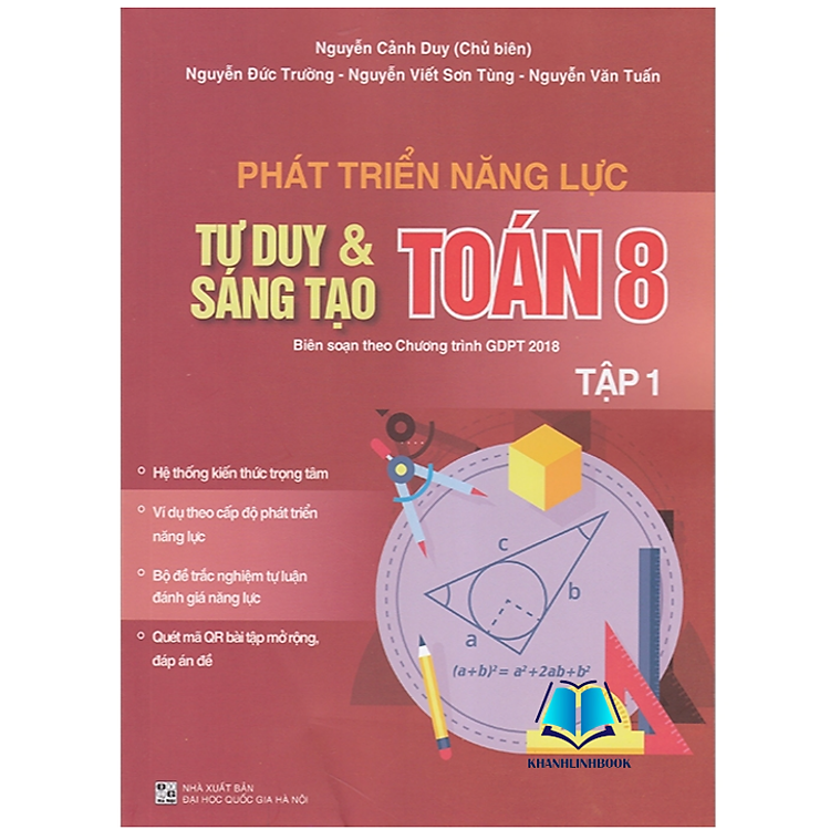 Phát triển năng lực tư duy và sáng tạo Toán 8 tập 1 (Biên soạn theo chương trình GDPT 2018)