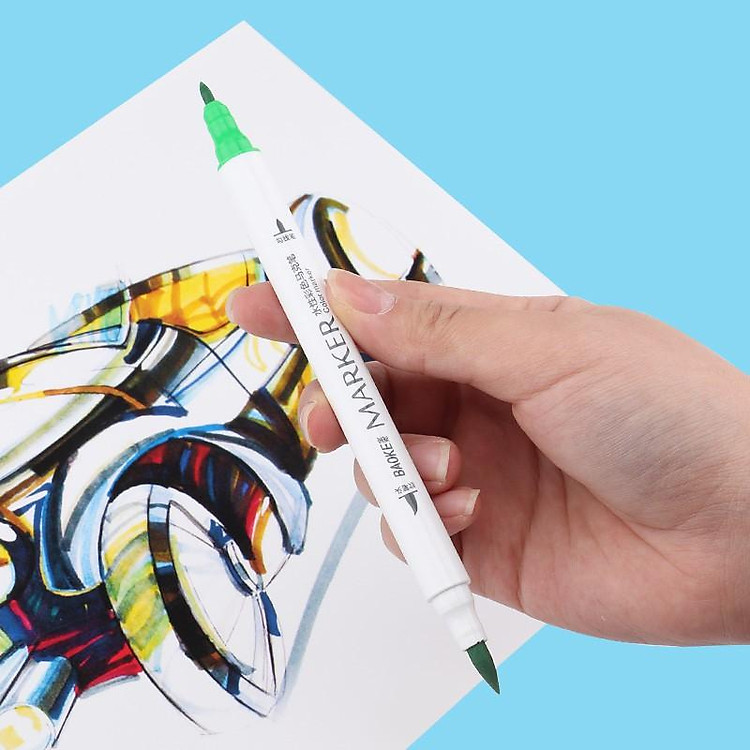 Bút Màu Nước Marker D289 (12 màu) - Ảnh 6