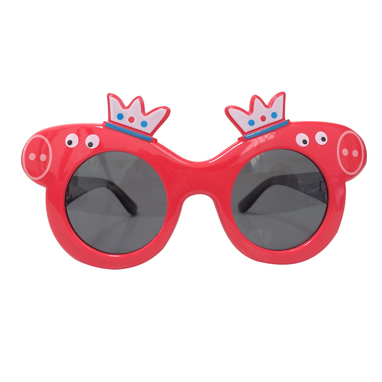 Kính gọng dẻo thời trang heo Peppa Pig dễ thương cho bé và hộp kính ô tô siêu xinh