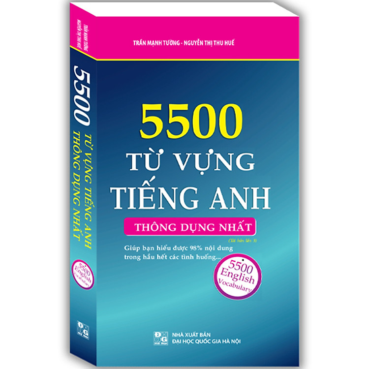 Sách 5500 Từ Vựng Tiếng Anh Thông Dụng Nhất (Tái Bản)