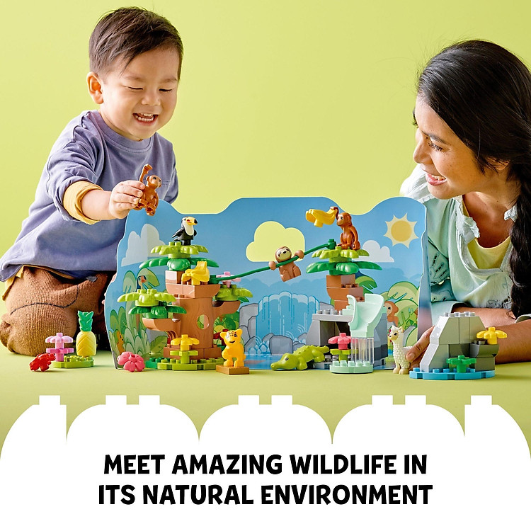 LEGO DUPLO 10973 Khám Phá Động Vật Nam Mỹ Chính hãng Giá rẻ - Hình ảnh 5