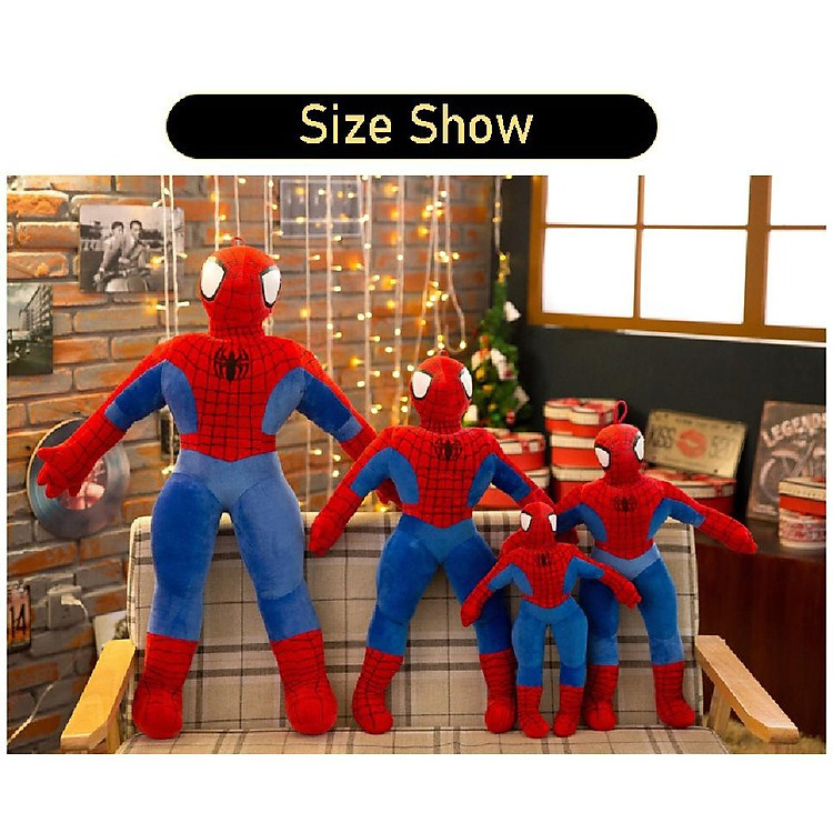 Thú nhồi bông người nhện cao cấp 50cm Chính hãng Tiết kiệm - Hình ảnh 3