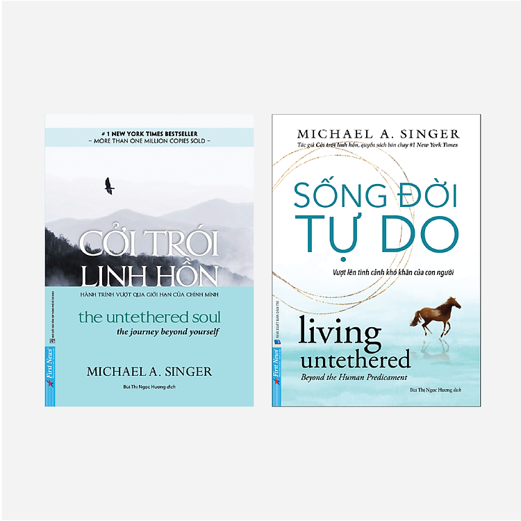 Sách Combo 2 Cuốn Tác Giả Michael A. Singer: Cởi Trói Linh Hồn + Sống Đời Tự Do - First News
