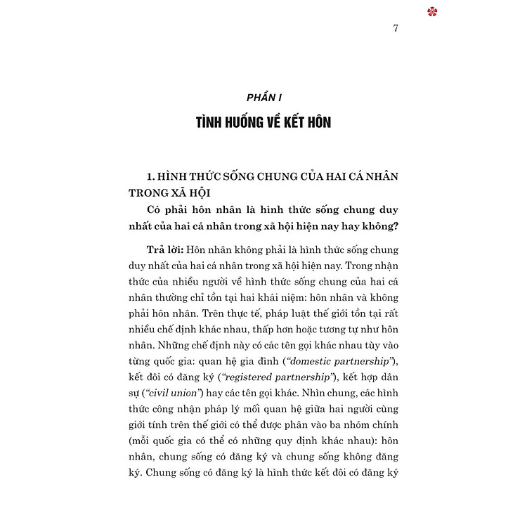 Các tình huống thường gặp trong lĩnh vực hôn nhân và gia đình - bản in 2024 - Ảnh 5