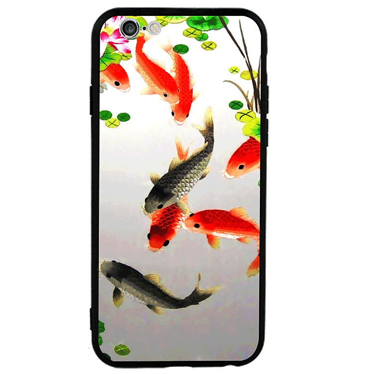 Ốp lưng viền TPU cao cấp cho Iphone 6 Plus - Fishes 03