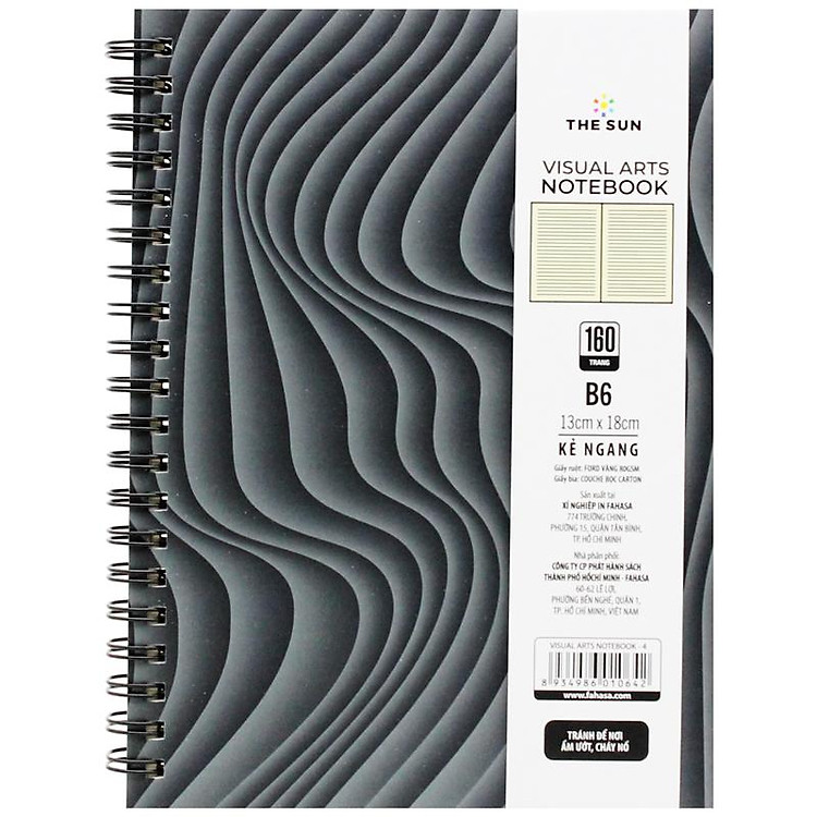 Sổ Lò Xo Bìa Cứng Visual Arts B6 (160 trang 80gsm) - Ảnh 2