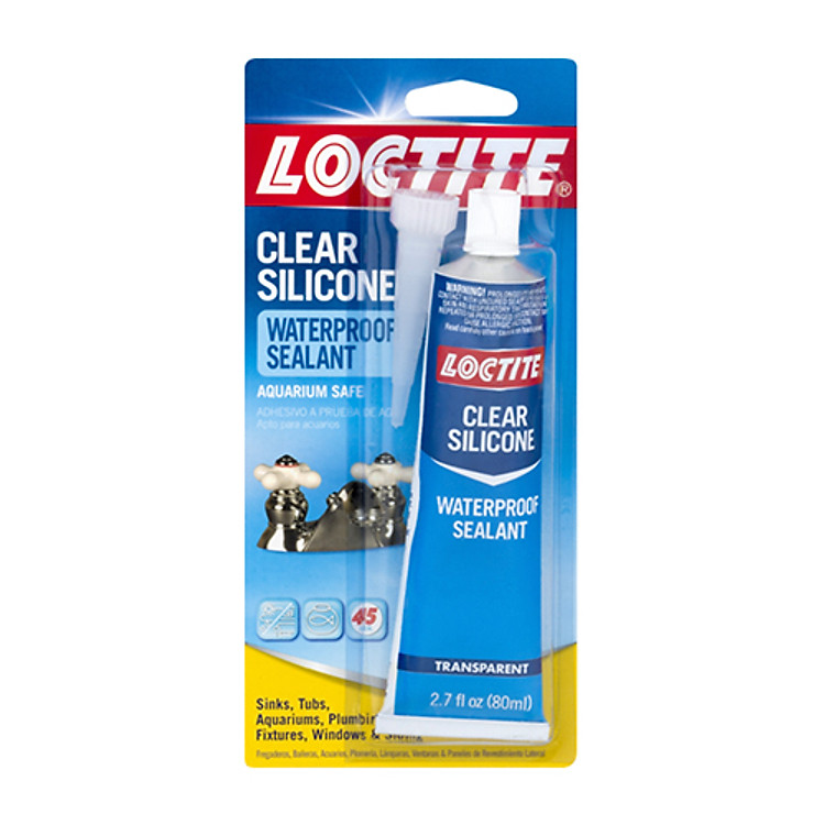 Keo Silicon Chống Nước Trong Suốt Loctite 80ml Clear Silicone Waterproof Sealant 1490770
