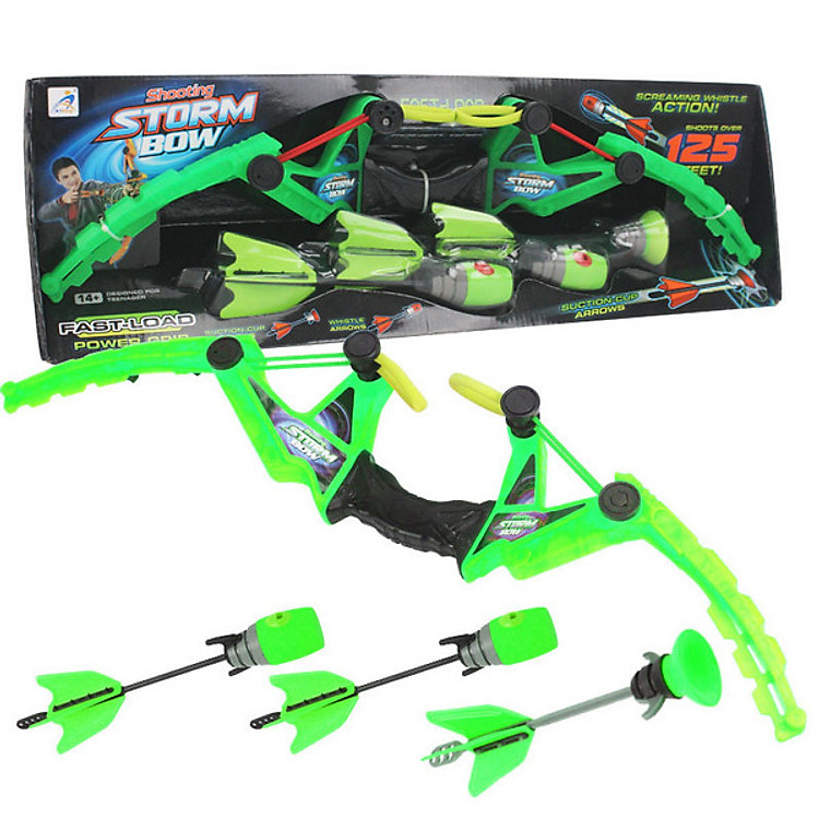 Đồ chơi bắn cung thể thao - Màu xanh lá