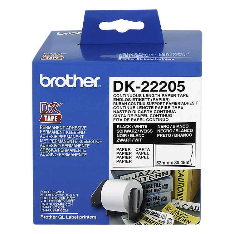 Nhãn Giấy Liên Tục Brother 62mm x 30m - Hàng Nhập Khẩu