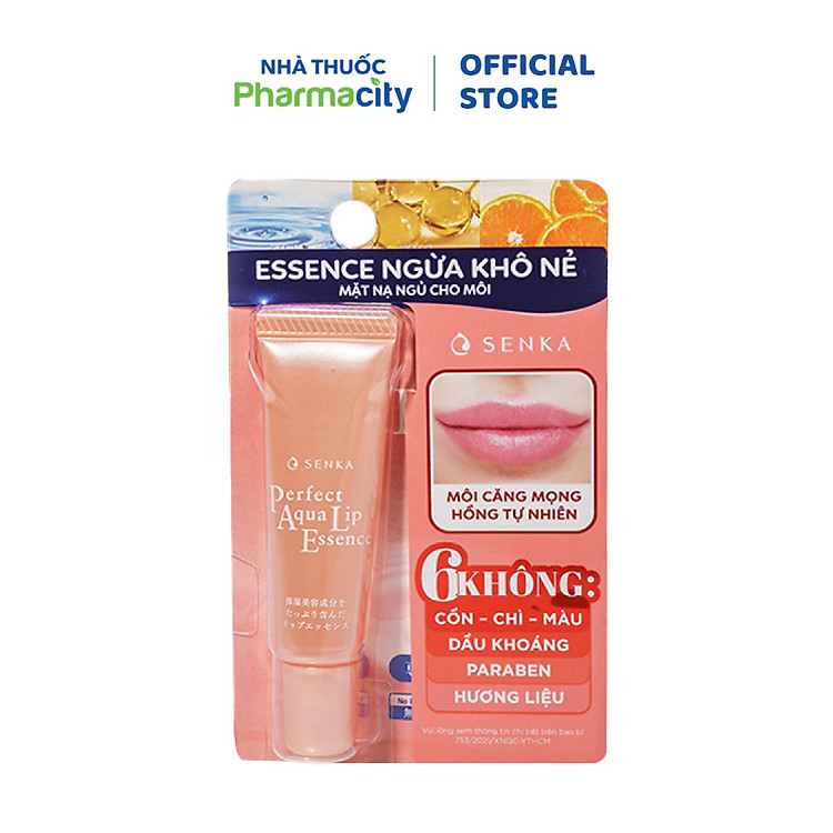 Tinh chất Dưỡng Môi SENKA Perfect Aqua Cấp Ẩm (Túyp 10g)