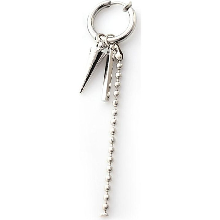 Bông tai khuyên tai nam Titan không cầm bấm lỗ xỏ lỗ 1 chiếc