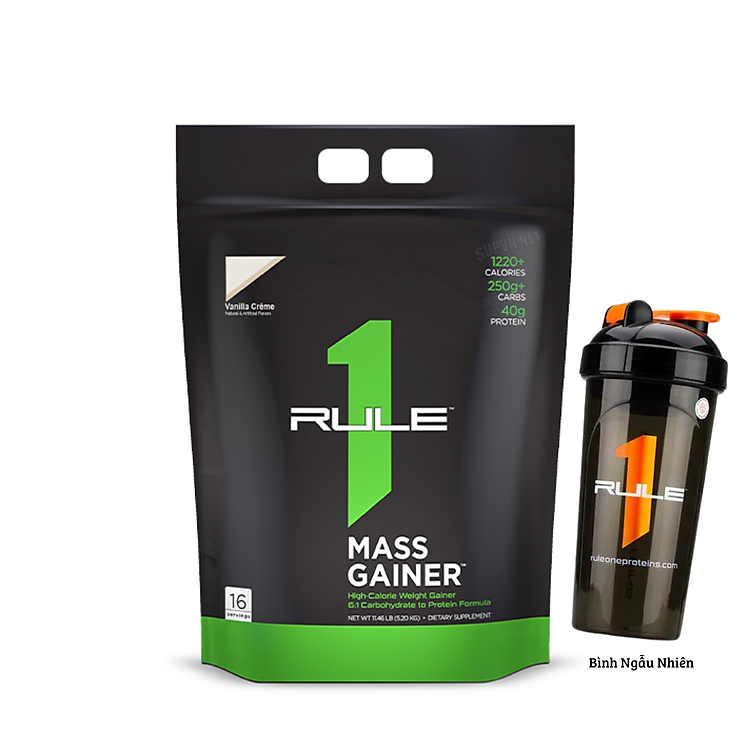 Sữa Tăng Cân Nhanh Rule 1 Mass Gainer 5.2kg (12Lbs - 16 lần dùng) - Rule One Protein