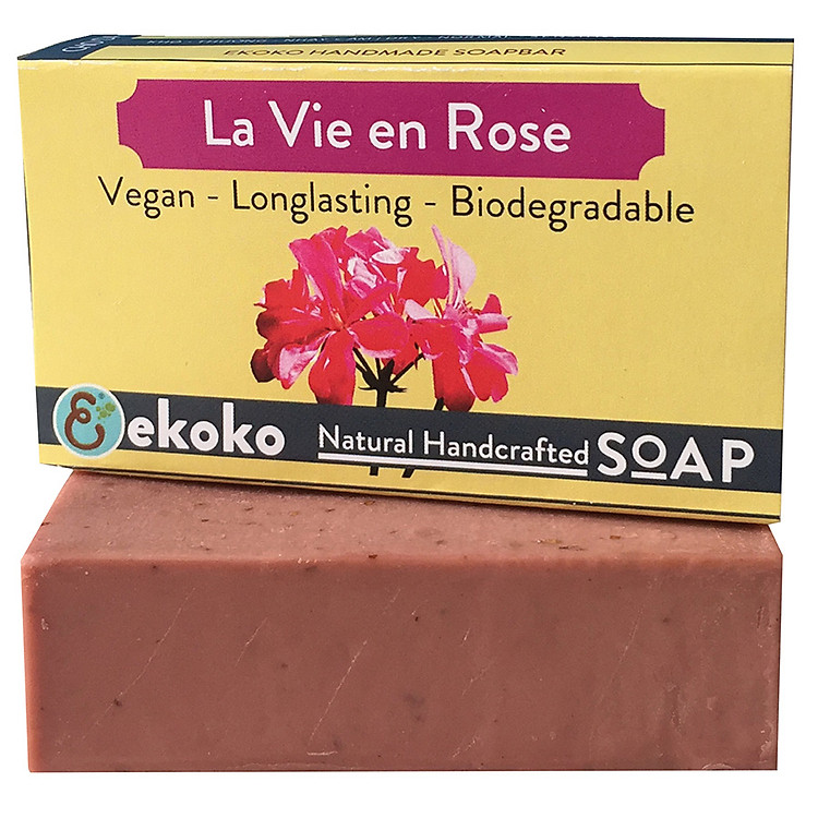 Xà bông thiên nhiên handmade Ekoko Lavie En Rose 100g