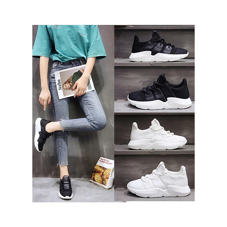 Giày Thể Thao Sneaker Đế Cao Nữ Da Mềm Nhẹ Stye Hàn Quốc 3Fashion - 3176-New