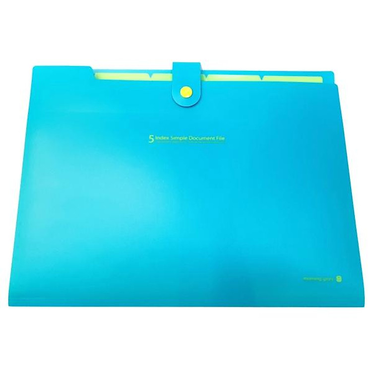 Bìa 5 Ngăn Simple Xanh Dương – Morning Glory 79165