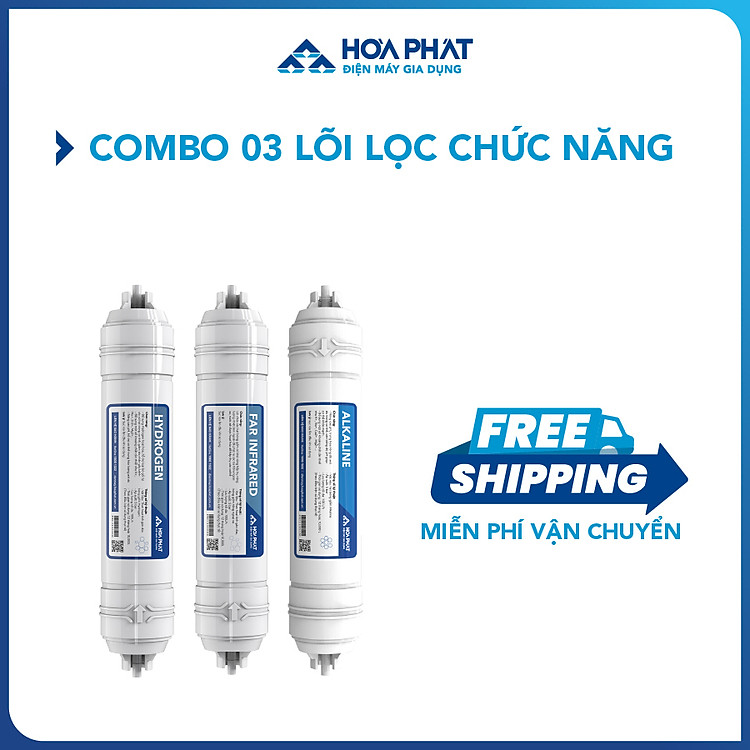 Combo 03 lõi lọc chức năng (Lõi 8, 9, 10) - Hàng chính hãng