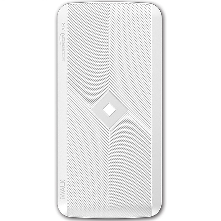 Sạc dự phòng không dây iWalk UBA8000 8000mAh - Trắng - Hàng Chính Hãng