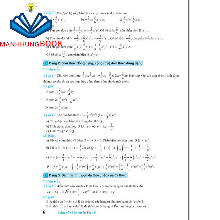Củng Cố & Ôn Luyện Toán 8 - Ảnh 3