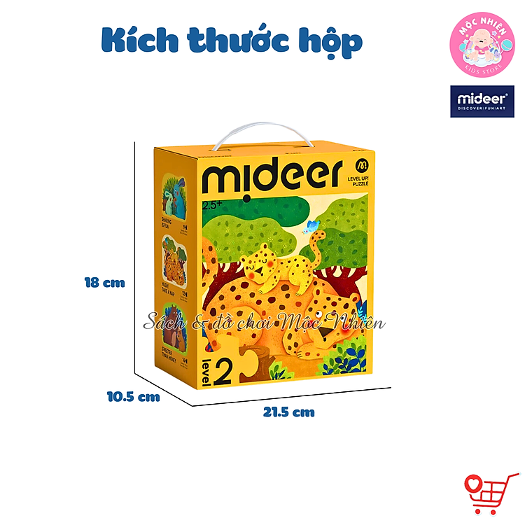 Đồ chơi xếp hình Mideer Level 2 Chính hãng Giá rẻ - Hình ảnh 4