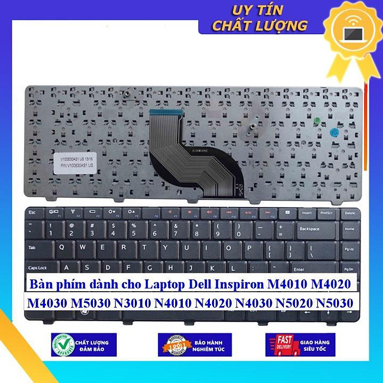 Bàn phím dùng cho Laptop Dell Inspiron M4010 M4020 M4030 M5030 N3010 N4010 N4020 N4030 N5020 N5030 - Hàng Nhập Khẩu New Seal