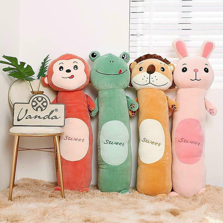 Gấu Bông Hình Thú Ôm Ngủ Siêu Dễ Thương