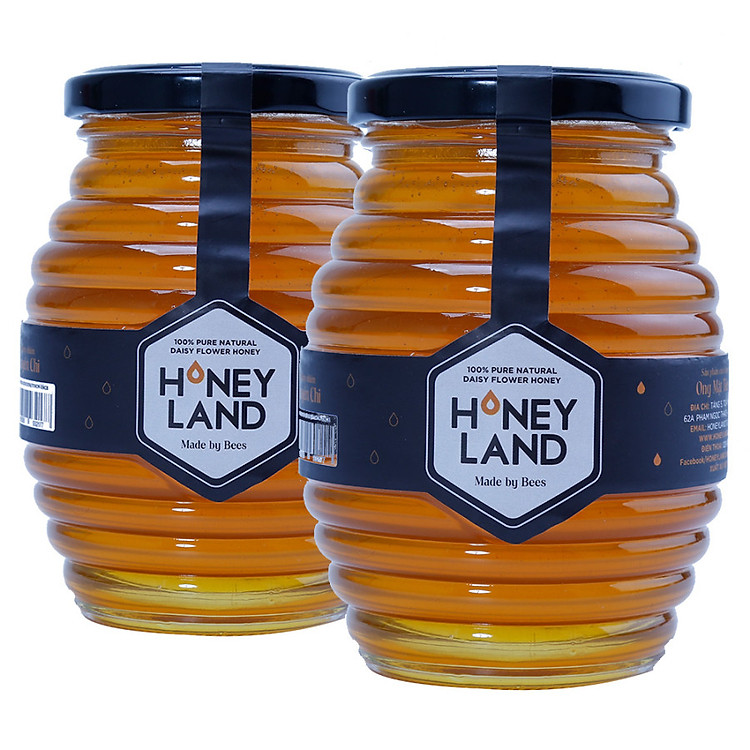 Combo 2 Thực phẩm chức năng hũ mật ong thiên nhiên hoa Xuyến Chi 500g