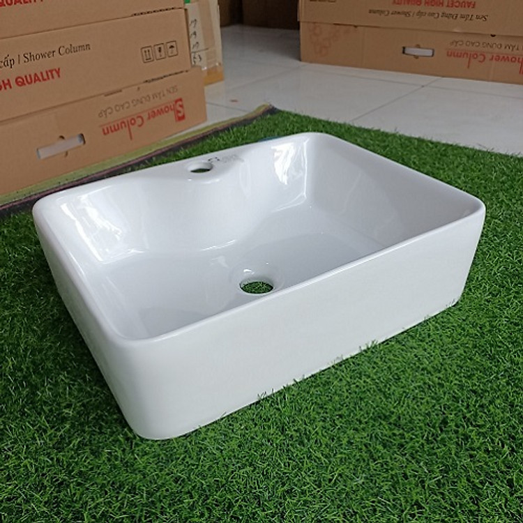 Bồn rửa tay lavabo đặt bàn sứ nghệ thuật KT-LB13