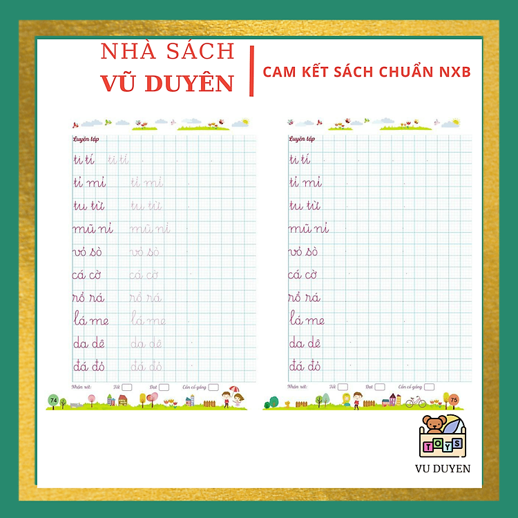 Vở Tập Viết Trọn Bộ 5 Trong 1 Cho Bé Vào Lớp 1 - Ảnh 5