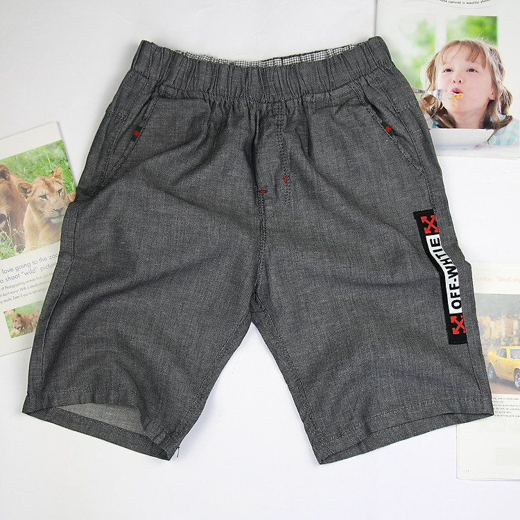 Quần short bé trai chất vải linen cao cấp từ 27-43 ký