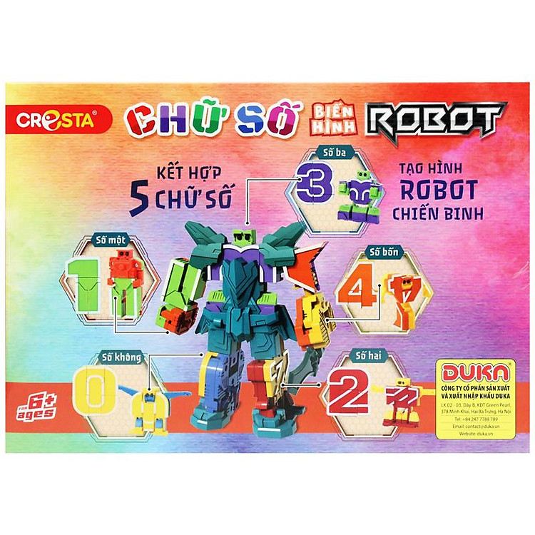 Đồ Chơi Lắp Ráp Robot Chiến Binh Cresta Chính hãng Giá tốt - Hình ảnh 5