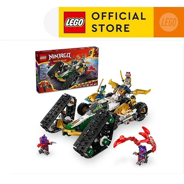Chọn mua tại Shopee: LEGO NINJAGO 71820 Siêu Xe 4 Trong 1 - Giá tốt nhất tại Mall Shop