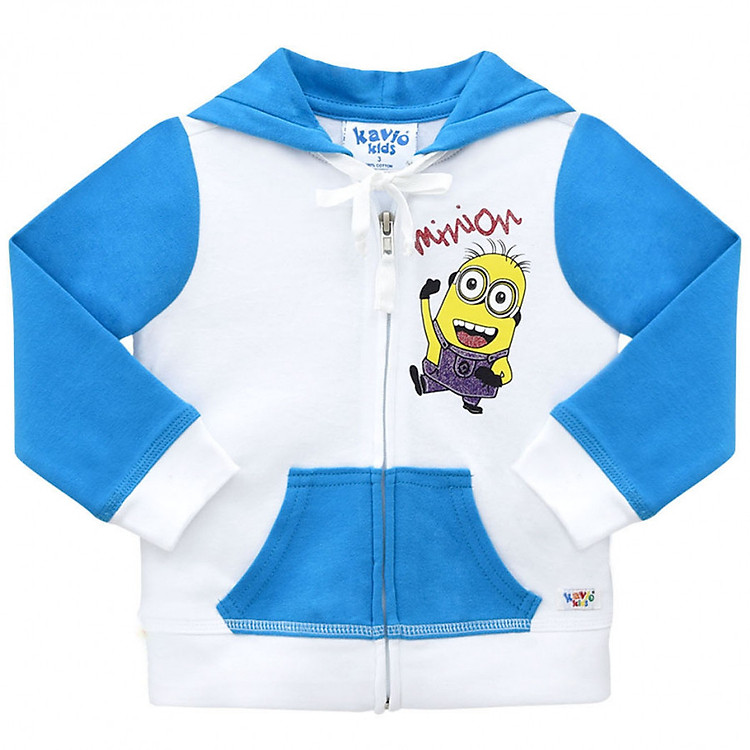 Áo Khoác Minions Bé Gái Kavio Kids GI78-N1 - Trắng