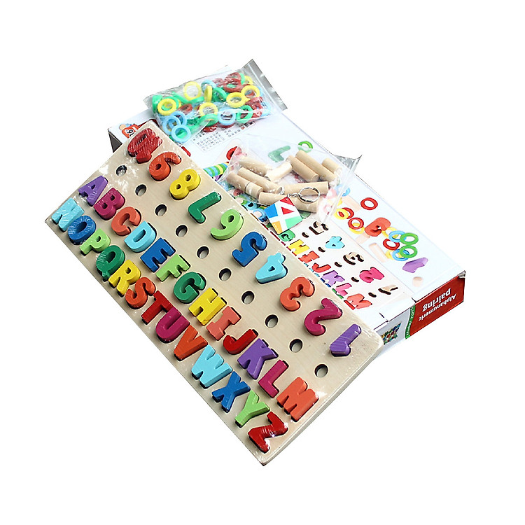 Đồ chơi bảng chữ cái gỗ cho bé Chính hãng Ưu đãi - Hình ảnh 2