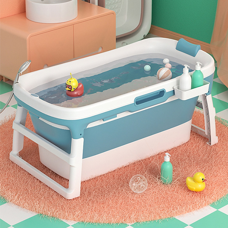 Chậu Tắm Gấp Gọn Cao Cấp 1m18 Chính hãng Ưu đãi - Hình ảnh 5