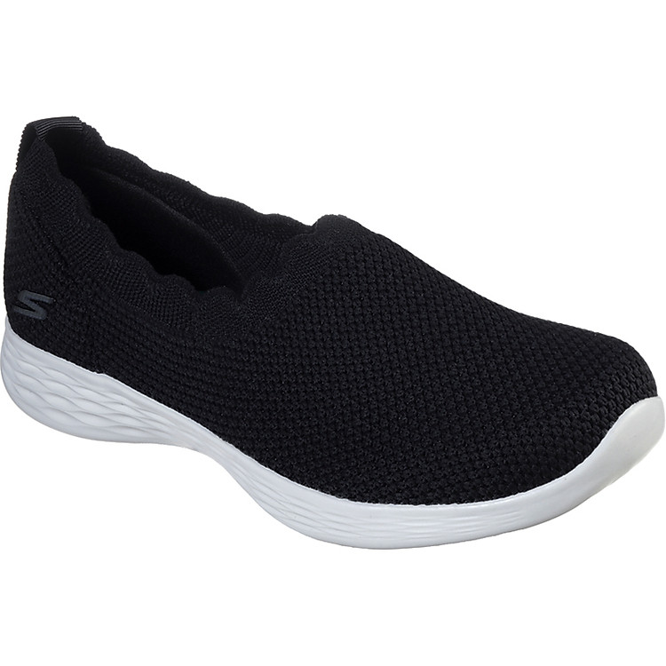 Giày Thể Thao Nữ Skechers 15831-BKGY - Đen