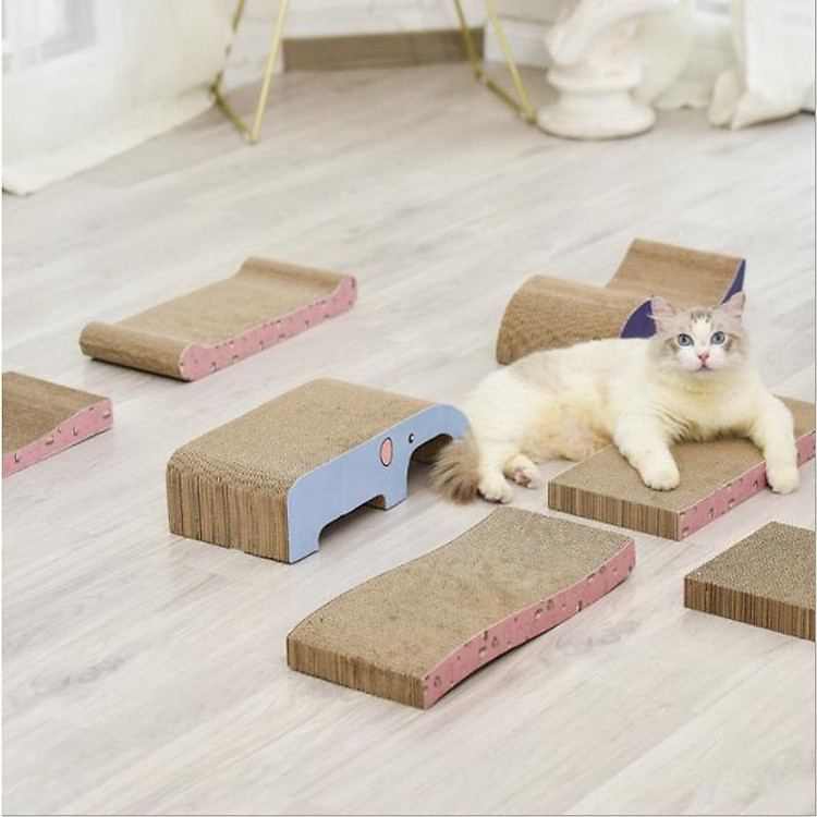 Đồ chơi cho mèo, cho thú cưng - Bàn cào móng làm sạch và mòn móng mẫu mới