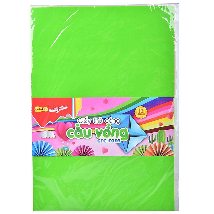 Giấy Thủ Công Colokit GTC-C003 (12 tờ) - Ảnh 6