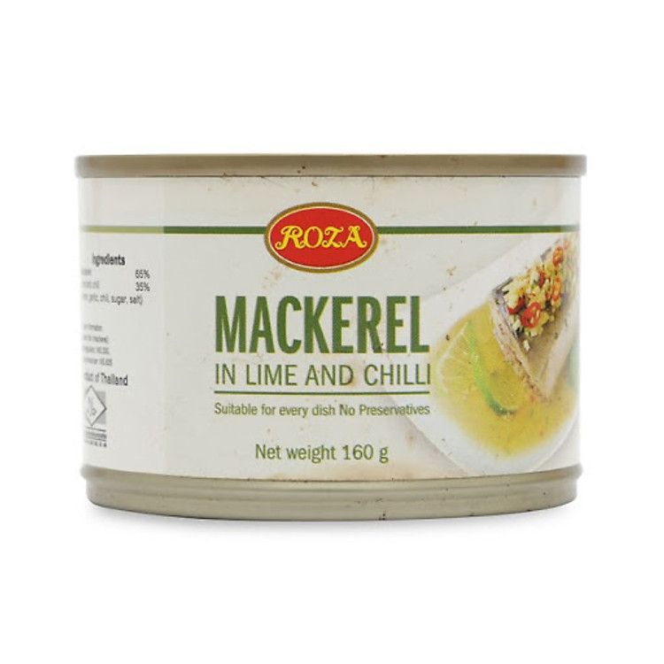 Cá Thu Hấp Chanh Ớt Mackerel Roza 160G