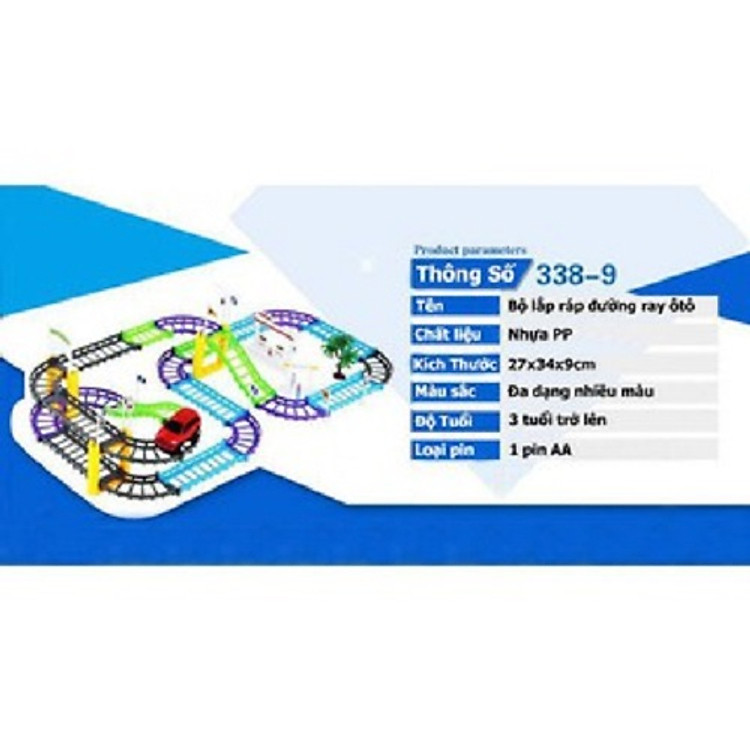 Đồ chơi lắp ráp đường ray xe ô tô Chính hãng Ưu đãi - Hình ảnh 3