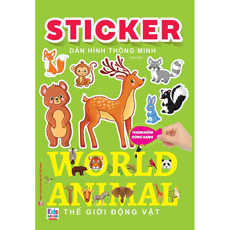 Tại Newshop: Sticker Dán Hình Thông Minh - Thám Hiểm Rừng Xanh