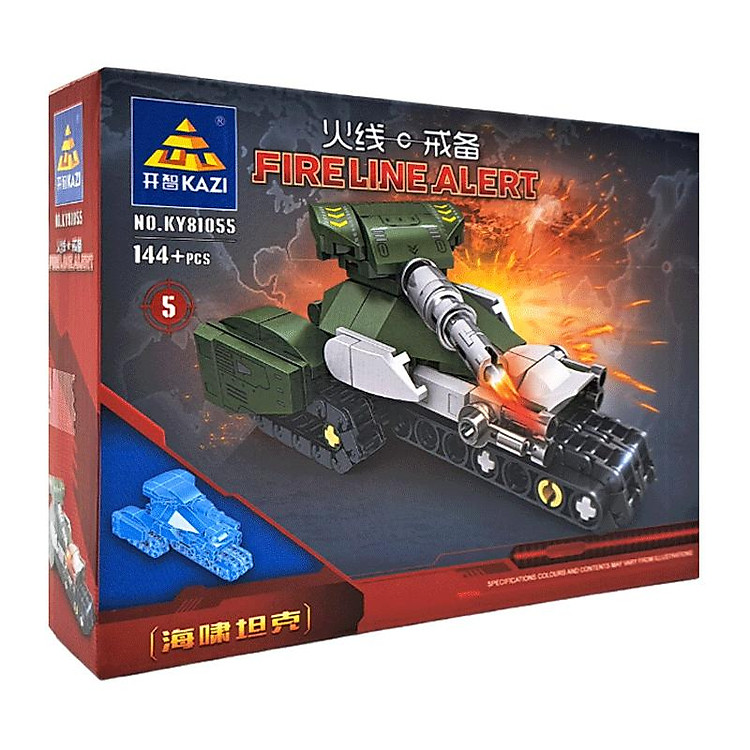 Mua Đồ Chơi Lắp Ráp Xe Tăng Kazi Chính hãng Ưu đãi - Hình ảnh 5