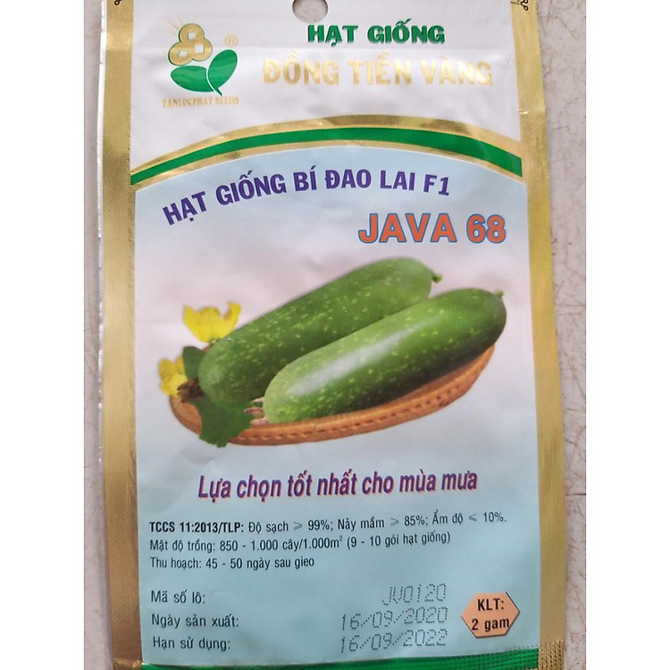 Hạt giống bí đao Java 68 Đồng Tiền Vàng