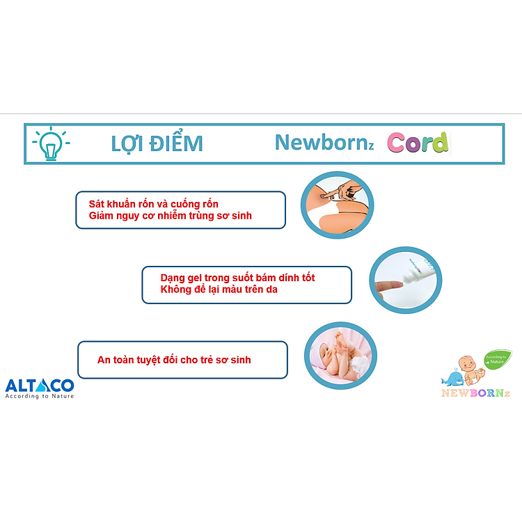 Gel vệ sinh rốn Newbornz 10g Chính hãng Giá rẻ - Hình ảnh 4