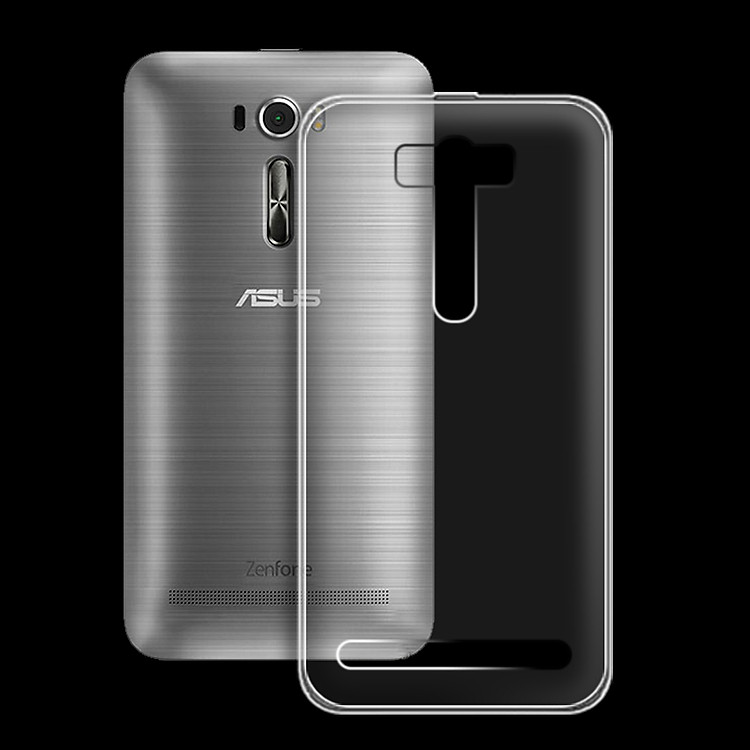 Ốp lưng cho Asus Zenfone 2 Laser ZE550KL - 01001 - Ốp dẻo trong - Hàng Chính Hãng