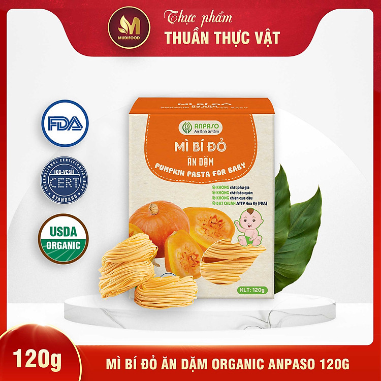 Tìm mua tại Avakids:Nơi Mì Rau Củ Bí Đỏ Organic Anpaso Cho Bé, tràn ngập Khuyến mãi, Ưu đãi