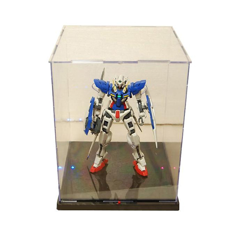 Hộp mica trưng bày mô hình GUNDAM, LEGO có gắn đèn LED