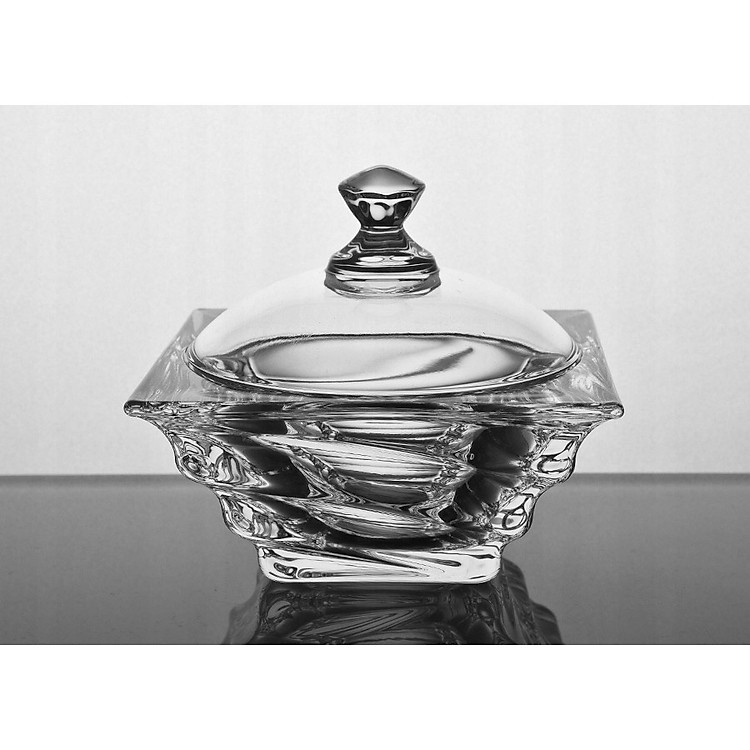 Thố Mứt Casablanca Pha Lê Crystalite Bohemia 11cm trơn